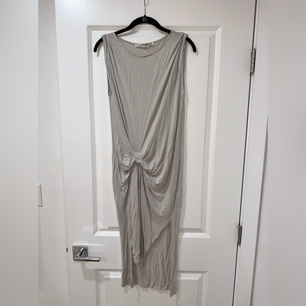 All Saints Gray Asymmetrical Riviera Dress